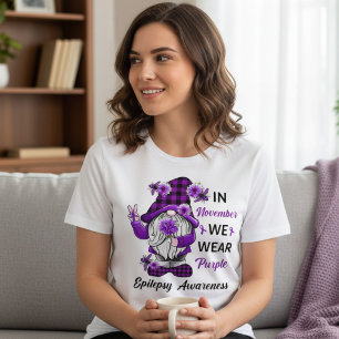 November-Epilepsie-Bewusstseins-Gnom Tri-Blend Shirt