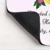 November Geburtsmonat Blume Chrysanthemum Mousepad (Ecke)