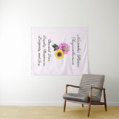 November Geburtsmonat Blume Chrysanthemum Wandteppich (Beispiel (Horizontal))