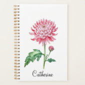November-Geburtsmonatsblume Chrysantheme Planer (Vorderseite)