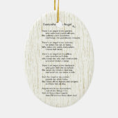 November Geburtstag Angel Keramik Ornament (Hinten)