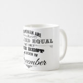 November-Geburtstags-Tasse Kaffeetasse (VorderseiteRechts)