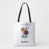 November Geburtstagsgeschenk Geburtsblume Botanisc Tasche (Vorderseite)