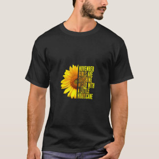 November Girls Sunshine Mixed Hurricane Sonnenblum T-Shirt