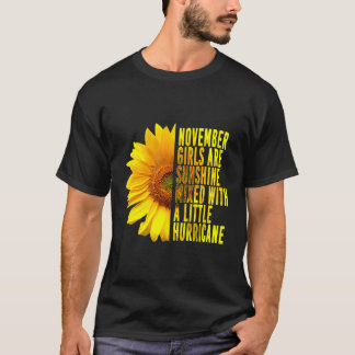 November Girls Sunshine Mixed Hurricane Sonnenblum T-Shirt