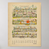 November Glückwünsche Kalender 2022 Poster (Vorne)