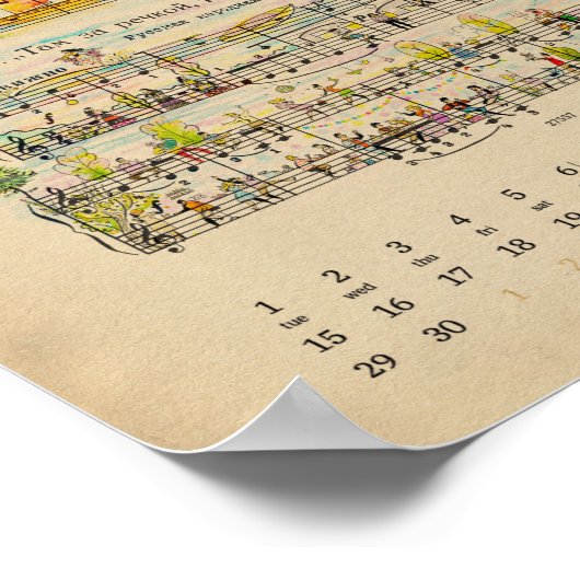 November Glückwünsche Kalender 2022 Poster (Ecke)