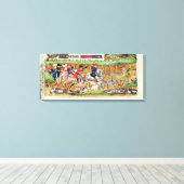 November; Hirschjagd Leinwanddruck (Insitu (Holzboden))