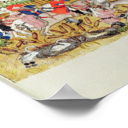 November; Hirschjagd Poster (Ecke)