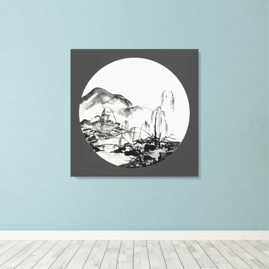 November in Jiangsu Leinwanddruck (Insitu (Holzboden))