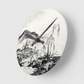November in Jiangsu Runde Wanduhr (Winkel)