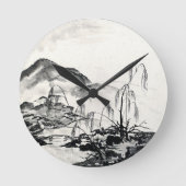 November in Jiangsu Runde Wanduhr (Vorderseite)