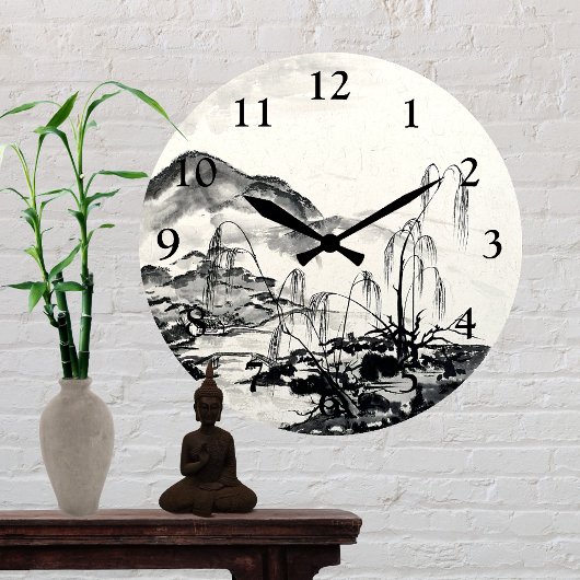 November in Jiangsu Runde Wanduhr