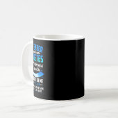 November is Diabetes Awareness Month Blue and Gray Kaffeetasse (Vorderseite Links)