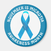 November is Microtia Awareness Month  Magnet (Vorne)