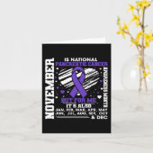 November ist das nationale Bauchspeicheldrüsenkreb Karte (Gelbe Blume)