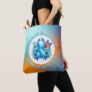 November ist Monat und Tag des Mikrotie-Bewusstsei Tasche