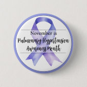 November Lungenhypertonie Button (Vorderseite)
