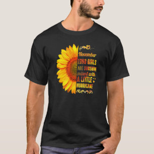 November Mädchen 1969 50. Geburtstag Sonnenblume T-Shirt