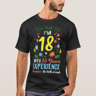 November Mädchen Blume T-Shirt 53 Jahre alt Im nic