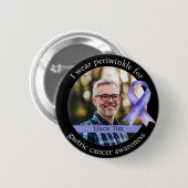 November Magenkrebs-Bewusstseinsmonat Button (Vorne & Hinten)