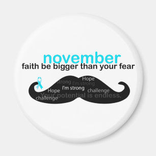 *November Männer Gesundheitsbewusstsein Monat Magnet