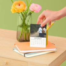 November Moments: Portrait Easel Kalender 2026