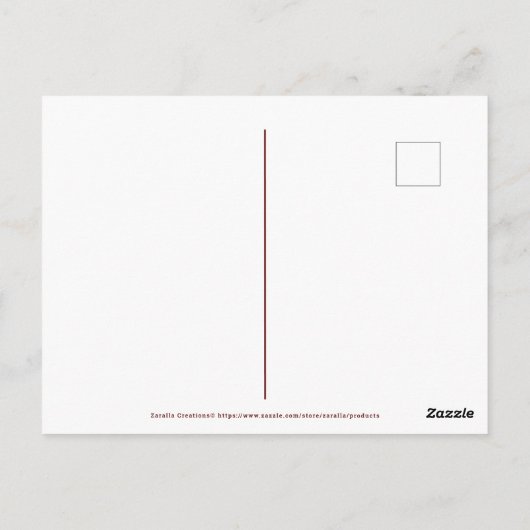 November Monat Blume Chrysanthemum Extravagant Pos Postkarte (Rückseite)