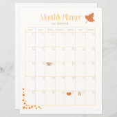 November Monthly Planner (Vorne/Hinten)