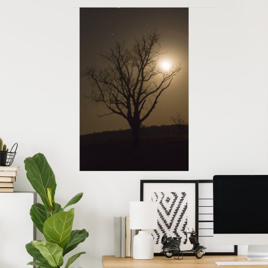 November Moon Poster (Heimbüro)