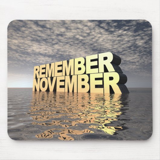 November Mousepad (Vorne)