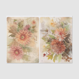 November Mums Seidenpapier