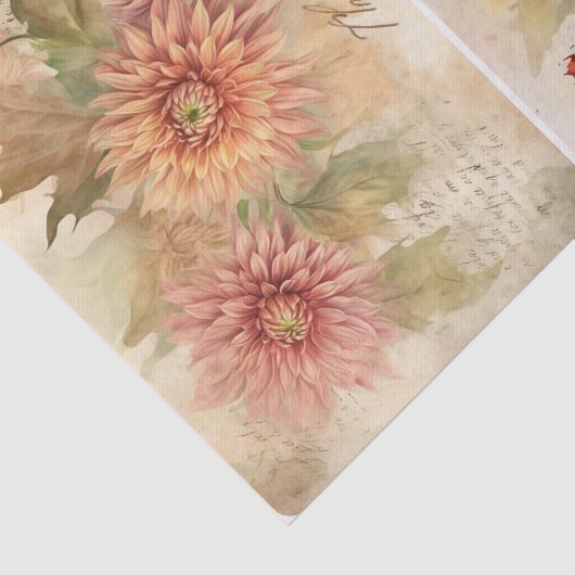 November Mums Seidenpapier (Ausschnitt)