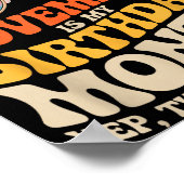 November My Birthday For New Year 2026  Poster (Ecke)