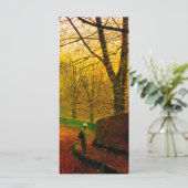 November Nachmittag Stapleton Park Grimshaw Card (Stehend Vorderseite)