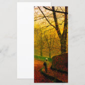 November Nachmittag Stapleton Park Grimshaw Card (Vorne/Hinten)