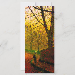November Nachmittag Stapleton Park Grimshaw Card