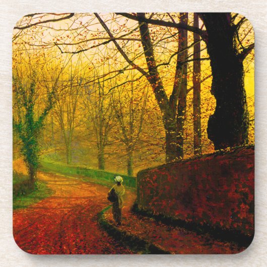 November Nachmittag Stapleton Park Grimshaw Getränkeuntersetzer (Vorderseite)