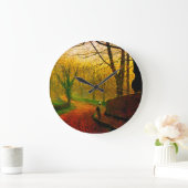 November Nachmittag Stapleton Park Grimshaw Große Wanduhr (Zuhause)