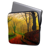 November Nachmittag Stapleton Park Grimshaw Laptopschutzhülle (Vorderseite Links)