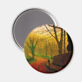 November Nachmittag Stapleton Park Grimshaw Magnet (Vorderseite/Rückseite)