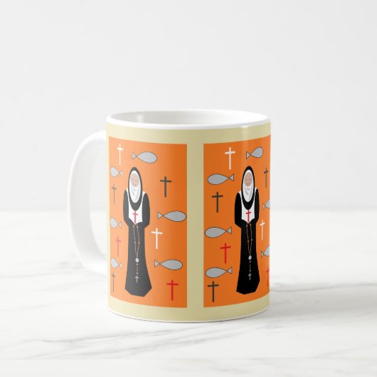 November Nun Kaffeetasse (Vorderseite Links)