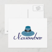 November Postkarte (Vorne/Hinten)
