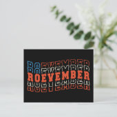 November Postkarte (Stehend Vorderseite)
