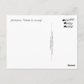 November Postkarte (Rückseite)