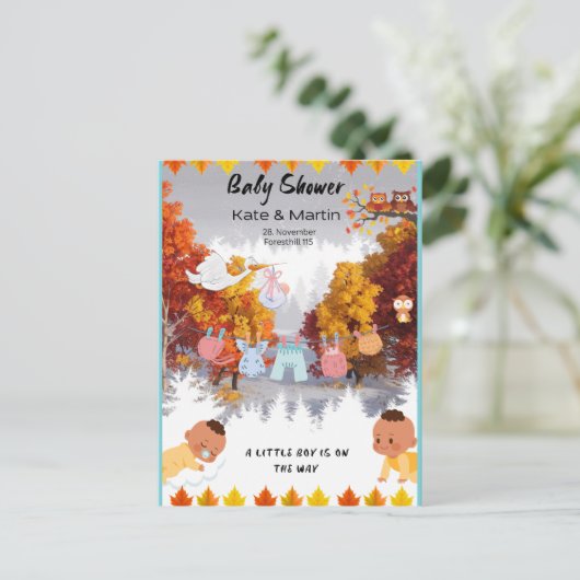 November Postkarte (Stehend Vorderseite)