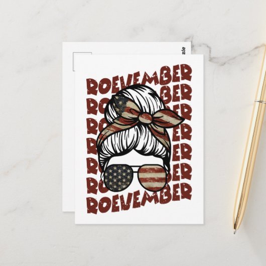 November Postkarte (Vorderseite/Rückseite Beispiel)