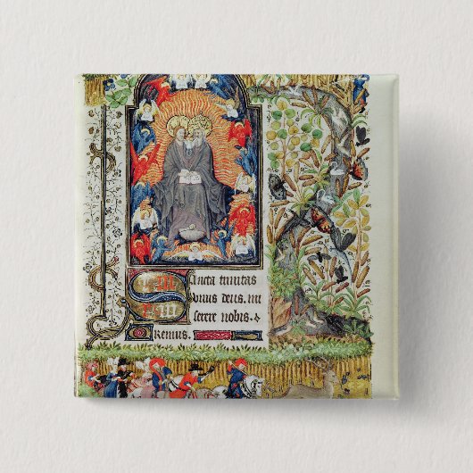 November; Rotwildjagd Button (Vorderseite)