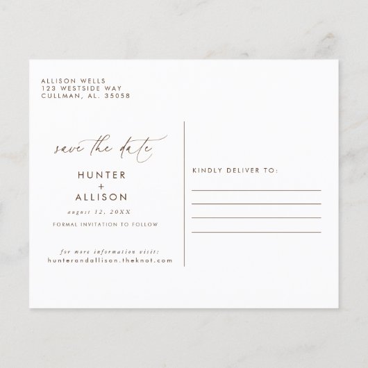 November Save the Date (Rückseite)