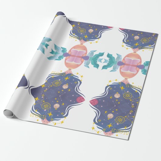 November Scorpio Geschenkpapier (Ungerollt)